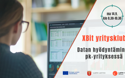 XBit Tornio yritysklubi: Datan hyödyntäminen pk-yrityksessä 14.9.2026