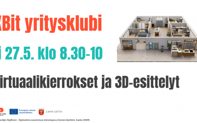 XBit yritysklubi:virtuaalikierrokset ja 3D-esittelyt 27.5.2025