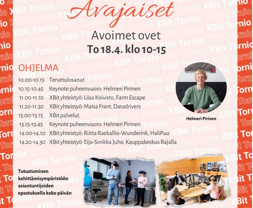 XBit Tornio avajaiset 18.4.2024